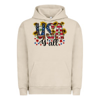 Pigment French Oak usa yall Urban Hoodie - RacoonDesign