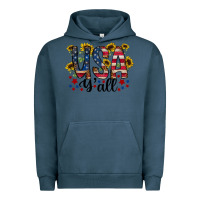 Pigment Midnight Navy usa yall Urban Hoodie - RacoonDesign