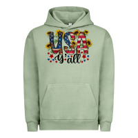 Pigment Oil Green usa yall Urban Hoodie - RacoonDesign
