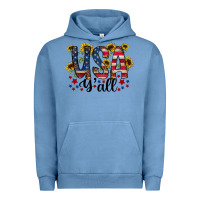 Pigment Pebble Blue usa yall Urban Hoodie - RacoonDesign