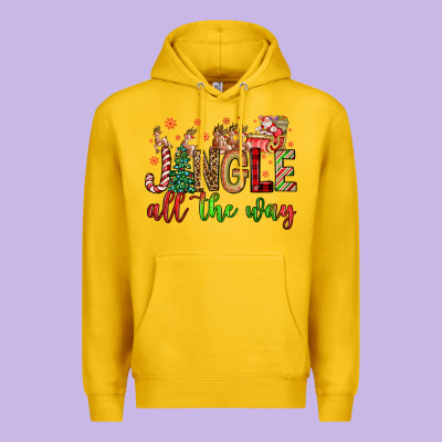 Jingle All The Way Premium Hoodie Designed By Fadigitalartstudio