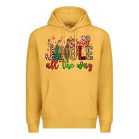 Mustard jingle all the way Premium Hoodie - FaDigitalArtStudio
