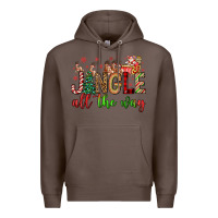 Coffee jingle all the way Premium Hoodie - FaDigitalArtStudio