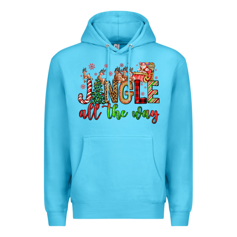 Jingle All The Way Premium Hoodie by FaDigitalArtStudio | Teevron
