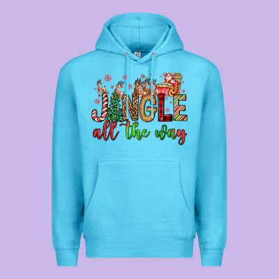 Jingle All The Way Premium Hoodie Designed By Fadigitalartstudio
