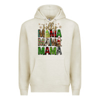 Oatmeal Heather jolly mama mama mama Premium Hoodie - FaDigitalArtStudio