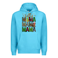Ocean Blue jolly mama mama mama Premium Hoodie - FaDigitalArtStudio