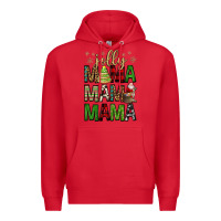 Red jolly mama mama mama Premium Hoodie - FaDigitalArtStudio