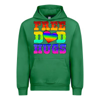Emerald lgbtq free dad hugs Urban Hoodie - HRA Design Shop