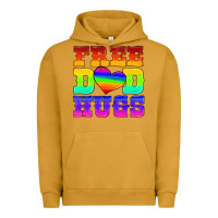 Pigment Peanut Butter lgbtq free dad hugs Urban Hoodie - HRA Design Shop