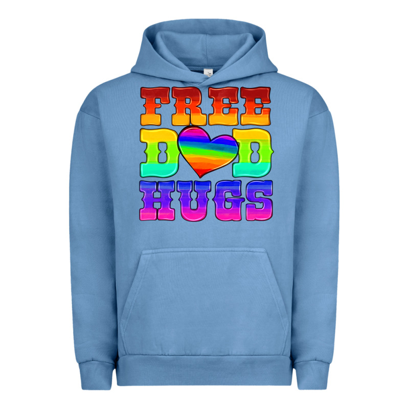 Lgbtq Free Dad Hugs Urban Hoodie by HRA Design Shop | Teevron