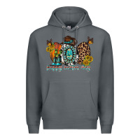 Rock happy easter egg western Premium Hoodie - RacoonDesign