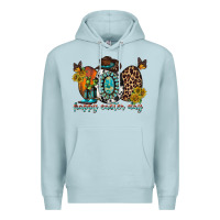 Blue Mist happy easter egg western Premium Hoodie - RacoonDesign