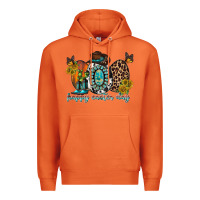 Carrot happy easter egg western Premium Hoodie - RacoonDesign