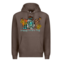 Coffee happy easter egg western Premium Hoodie - RacoonDesign