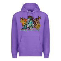 Purple happy easter egg western Premium Hoodie - RacoonDesign