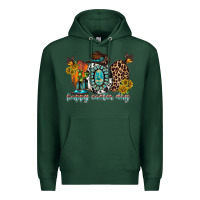Sports Green happy easter egg western Premium Hoodie - RacoonDesign