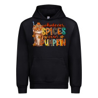 Black whatever spices your pumpkin Urban Hoodie - RacoonDesign