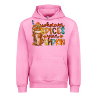 Fuchsia Pink whatever spices your pumpkin Urban Hoodie - RacoonDesign