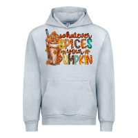 Heather Grey whatever spices your pumpkin Urban Hoodie - RacoonDesign