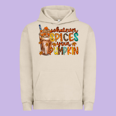Whatever Spices Your Pumpkin Urban Hoodie Designed By Racoondesign