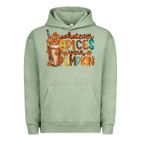 Pigment Oil Green whatever spices your pumpkin Urban Hoodie - RacoonDesign