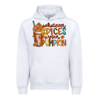 White whatever spices your pumpkin Urban Hoodie - RacoonDesign