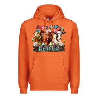Carrot happy easter heifer Premium Hoodie - RacoonDesign