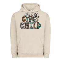 Pigment French Oak stay wild gypsy child Urban Hoodie - CowhideDigitalArt
