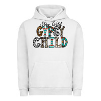 Pigment Lunar Rock stay wild gypsy child Urban Hoodie - CowhideDigitalArt