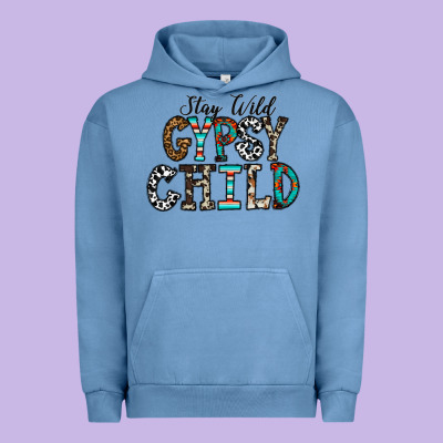 Stay Wild Gypsy Child Urban Hoodie Designed By Cowhidedigitalart