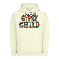 Pigment Pistachio stay wild gypsy child Urban Hoodie - CowhideDigitalArt