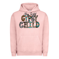 Pigment Salmon stay wild gypsy child Urban Hoodie - CowhideDigitalArt