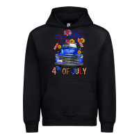 Black western fourth of july truck Urban Hoodie - FaDigitalArtStudio