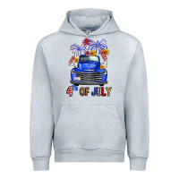 Heather Grey western fourth of july truck Urban Hoodie - FaDigitalArtStudio
