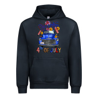 Navy western fourth of july truck Urban Hoodie - FaDigitalArtStudio