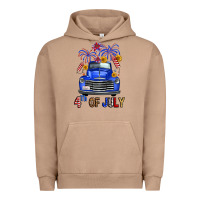 Pigment Burro western fourth of july truck Urban Hoodie - FaDigitalArtStudio