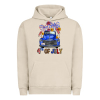 Pigment French Oak western fourth of july truck Urban Hoodie - FaDigitalArtStudio
