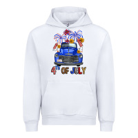 White western fourth of july truck Urban Hoodie - FaDigitalArtStudio