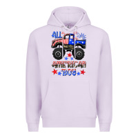Lilac all american boy Premium Hoodie - HRA Design Shop