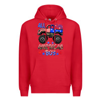 Red all american boy Premium Hoodie - HRA Design Shop
