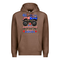 Chestnut all american boy Premium Hoodie - HRA Design Shop