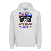 Dove Grey all american boy Premium Hoodie - HRA Design Shop