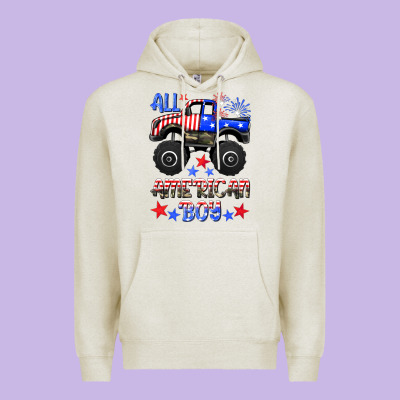 All American Boy Premium Hoodie Designed By Hra Design Shop