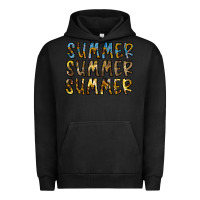 Pigment Black summer summer Urban Hoodie - CowhideDigitalArt