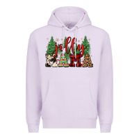 Lilac jolly mama Premium Hoodie - FaDigitalArtStudio