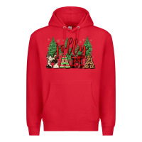 Red jolly mama Premium Hoodie - FaDigitalArtStudio