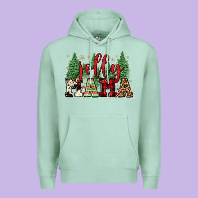Jolly Mama Premium Hoodie Designed By Fadigitalartstudio