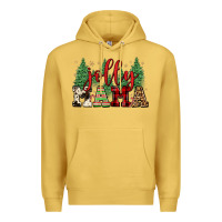 Antique Gold jolly mama Premium Hoodie - FaDigitalArtStudio