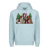 Blue Mist jolly mama Premium Hoodie - FaDigitalArtStudio
